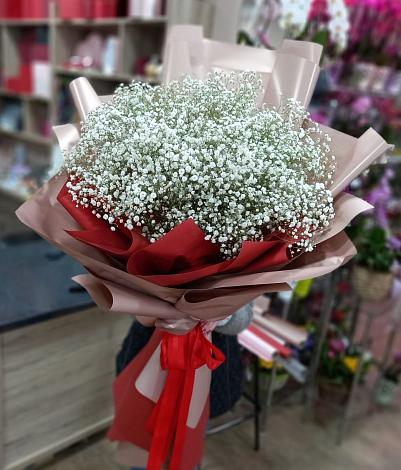 Букет цветов из: Гипсофила в Тургенево