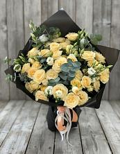 Букет цветов из:  Розы и Лизиантусы в Тургенево