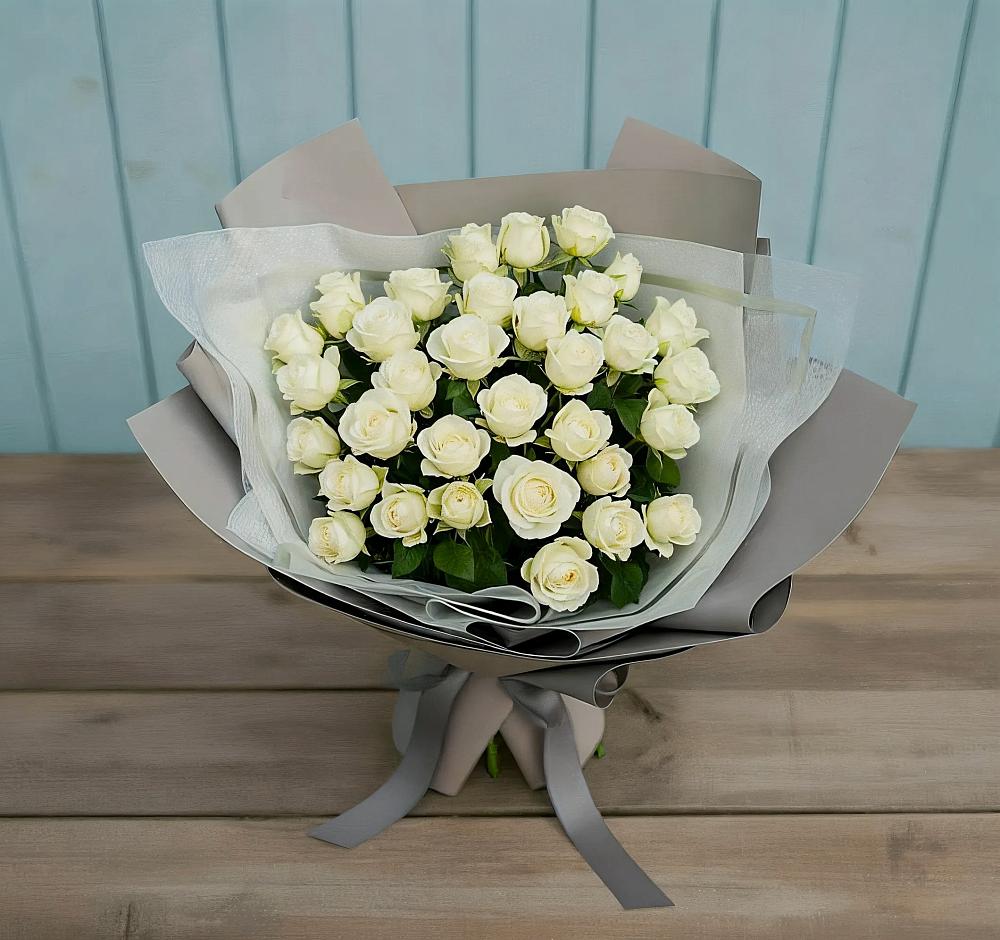 Букет Белоснежная нежность в Тургенево
