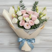 Букет цветов из:  Лизиантусы в Тургенево