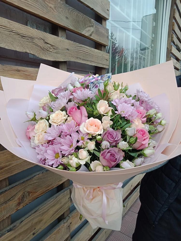 Букет цветов из: Розы и Хризантемы в Тургенево