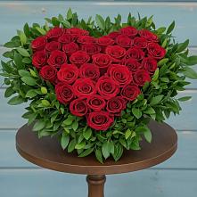 Цветочная композиция из Розы в виде сердца в Тургенево