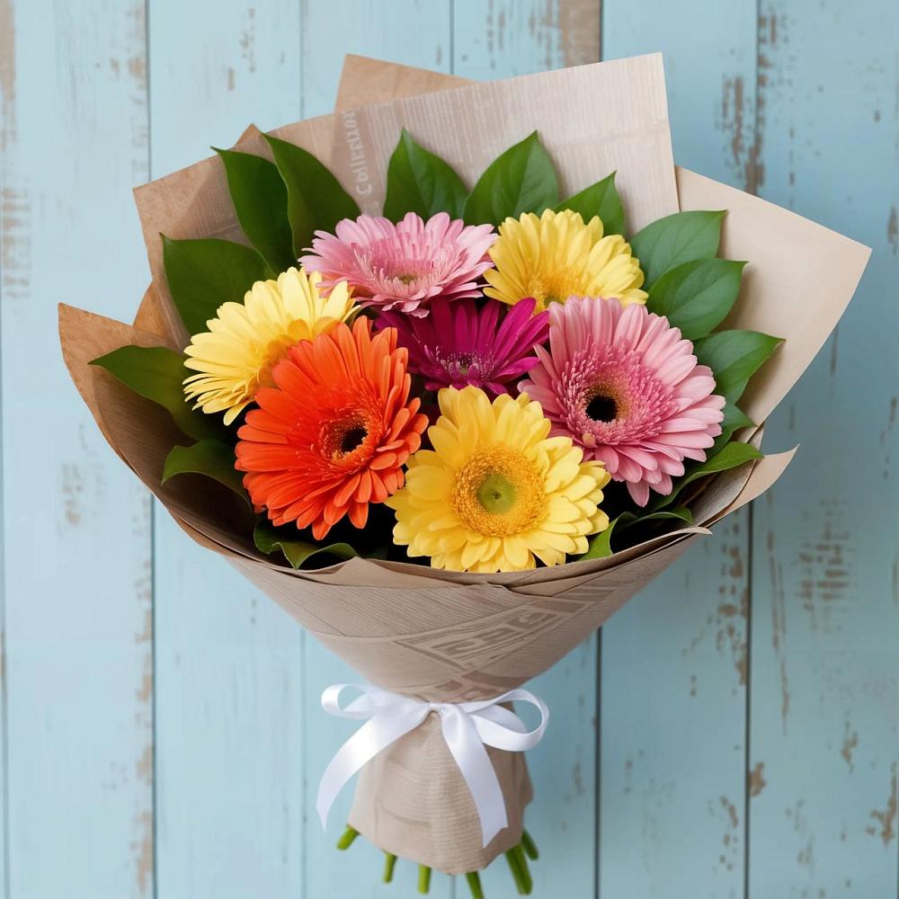 Букет цветов из: Герберы в Тургенево