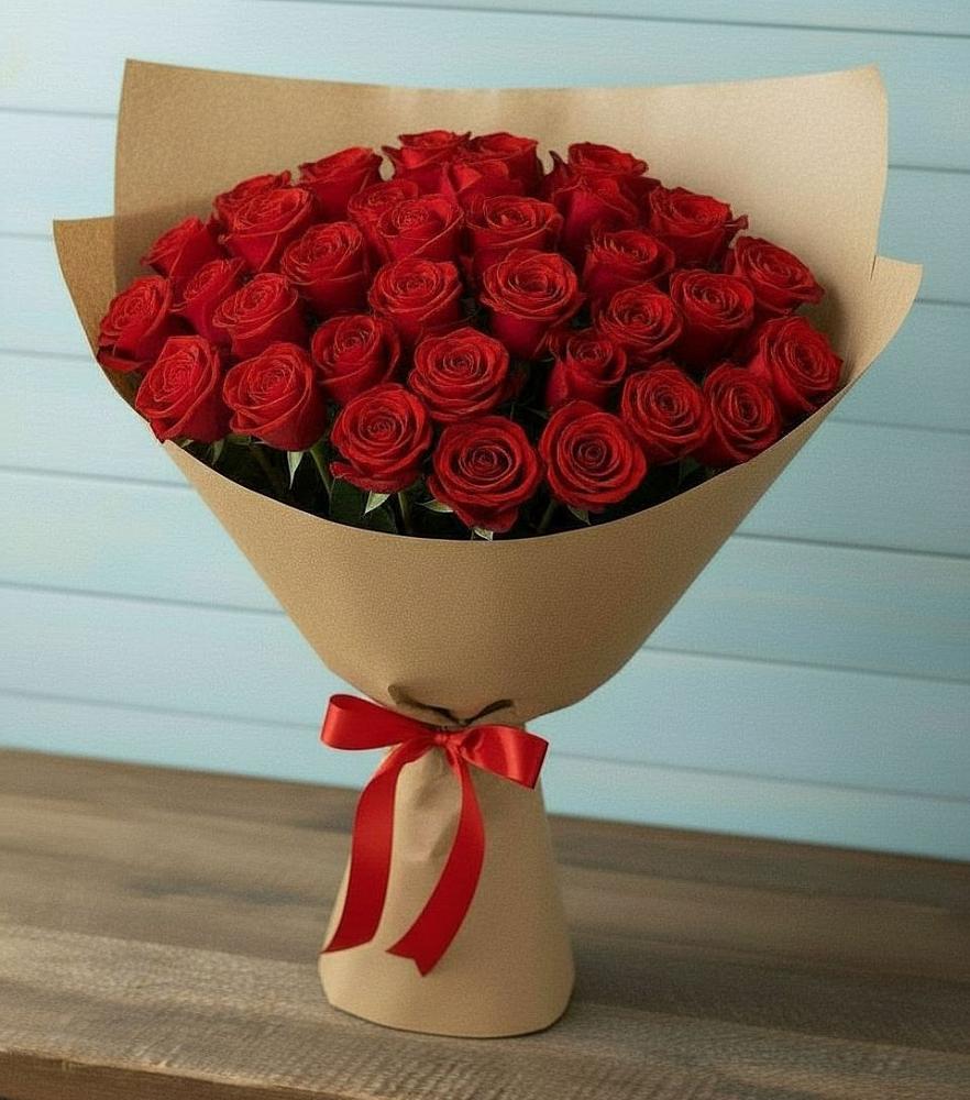 Букет Красные розы Милано в Тургенево