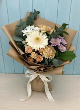Букет цветов из:  Герберы и Хризантемы в Тургенево