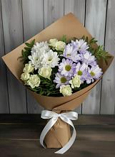 Букет цветов из:  Хризантемы и Розы #REPLACE_PRED# Тургенево