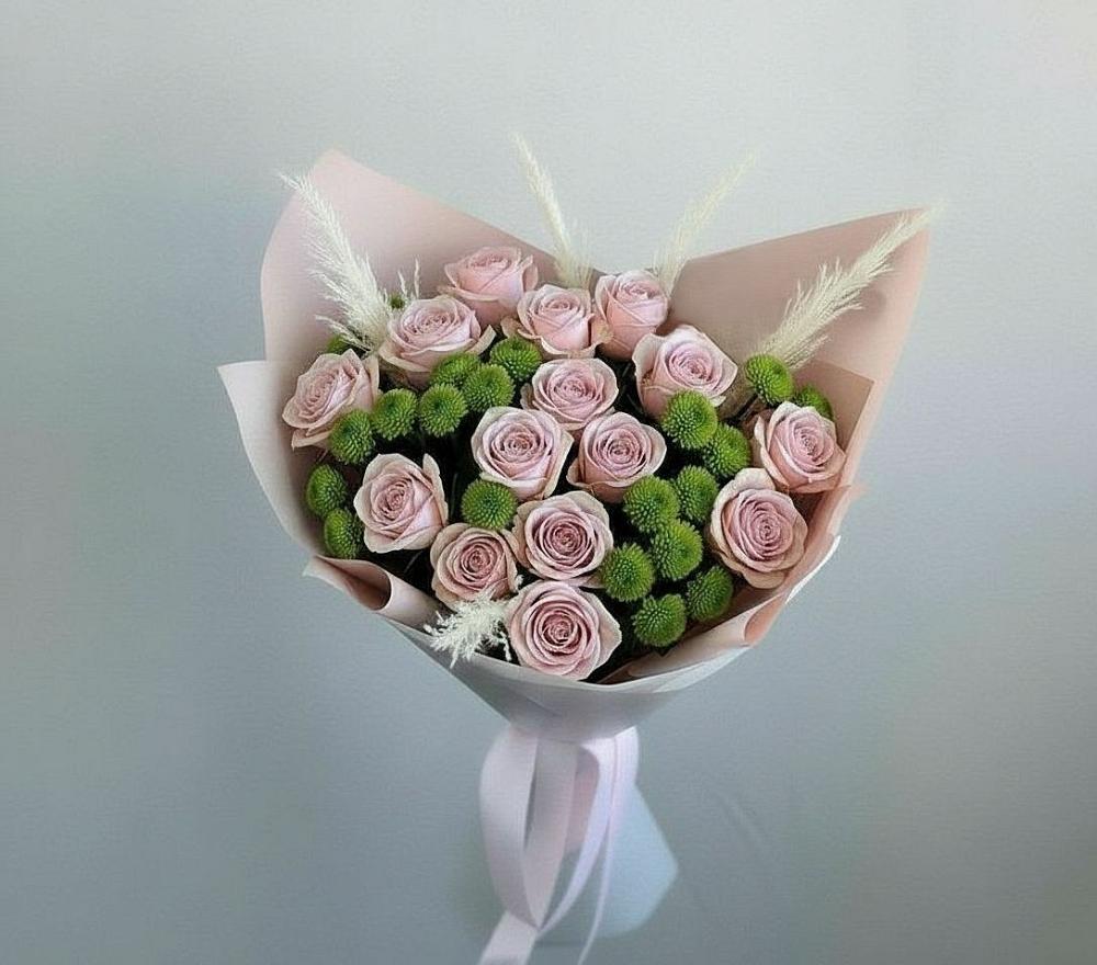 Букет цветов из: Розы и Хризантемы в Тургенево