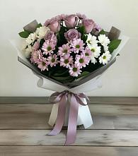 Букет цветов из:  Хризантемы и Розы #REPLACE_PRED# Тургенево