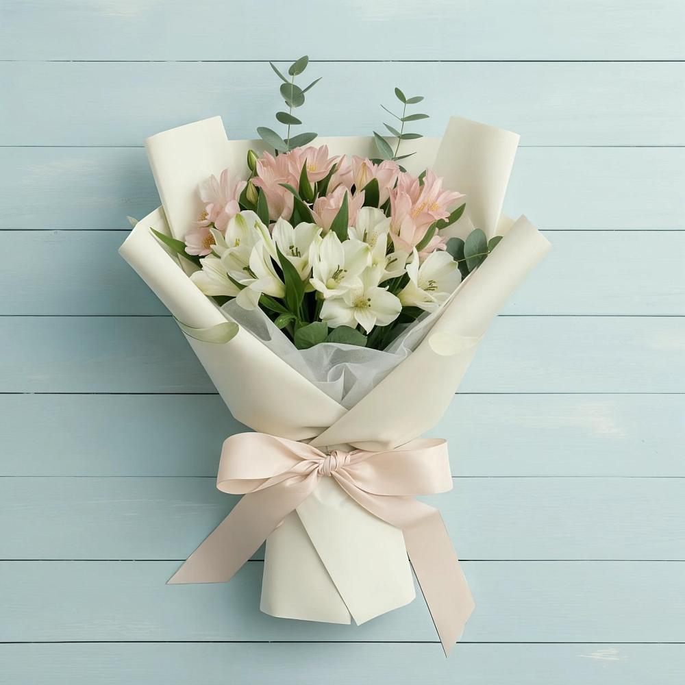 Букет цветов из: Альстромерии в Тургенево