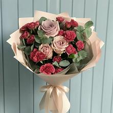 Букет цветов из:  Гвоздики и Розы в Тургенево