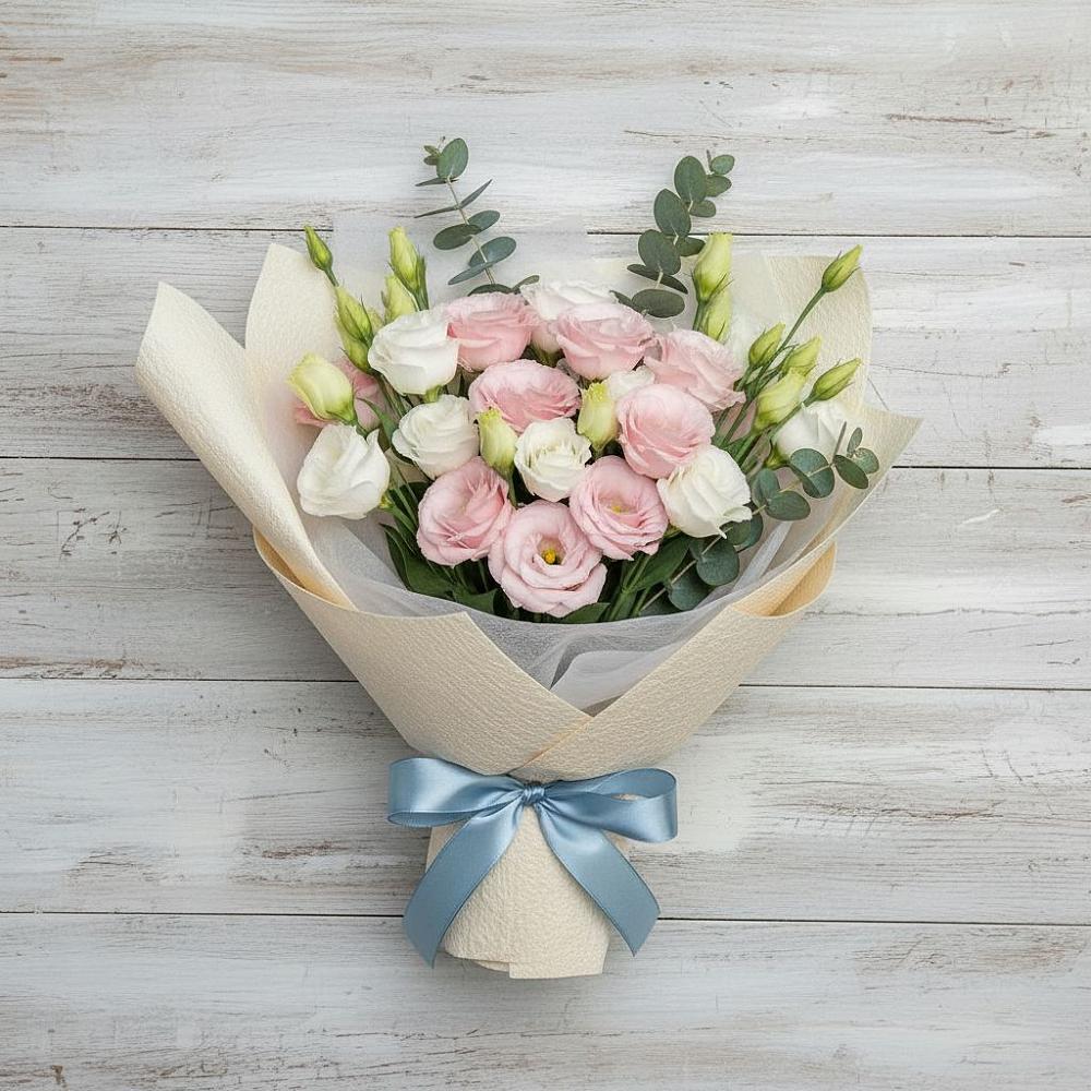 Букет цветов из: Лизиантусы в Тургенево