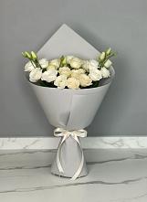 Букет цветов из:  Розы и Лизиантусы в Тургенево